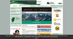 Desktop Screenshot of alberguesyrefugiosdearagon.com